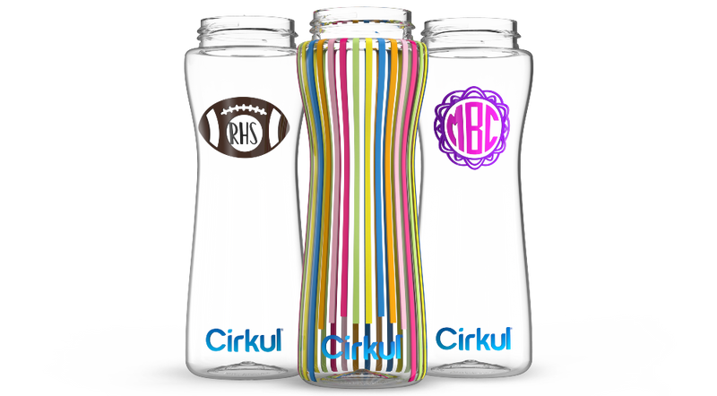 Custom 22oz. Plastic Bottle & Comfort Grip Lid (WKD9)