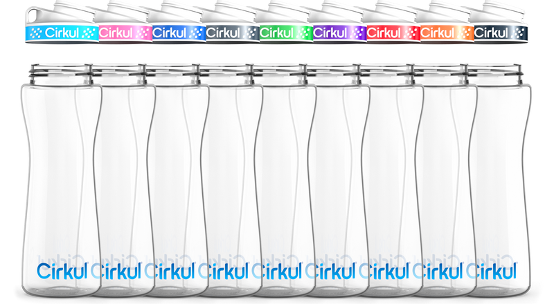 Custom 22oz. Plastic Bottle & Comfort Grip Lid (WKD9)