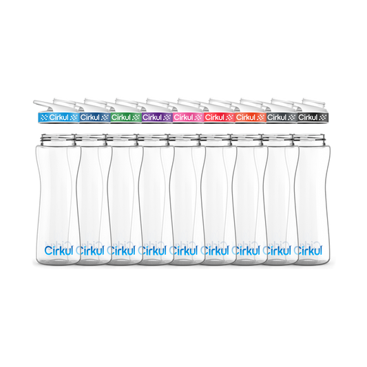 22oz. Plastic Bottle & Comfort Grip Lid (9SDV)