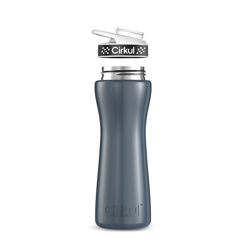 22oz. Stainless Steel Bottle & Comfort Grip Lid (L355)
