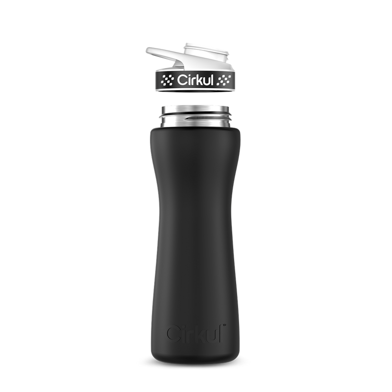 22oz. Stainless Steel Bottle & Comfort Grip Lid (L355)
