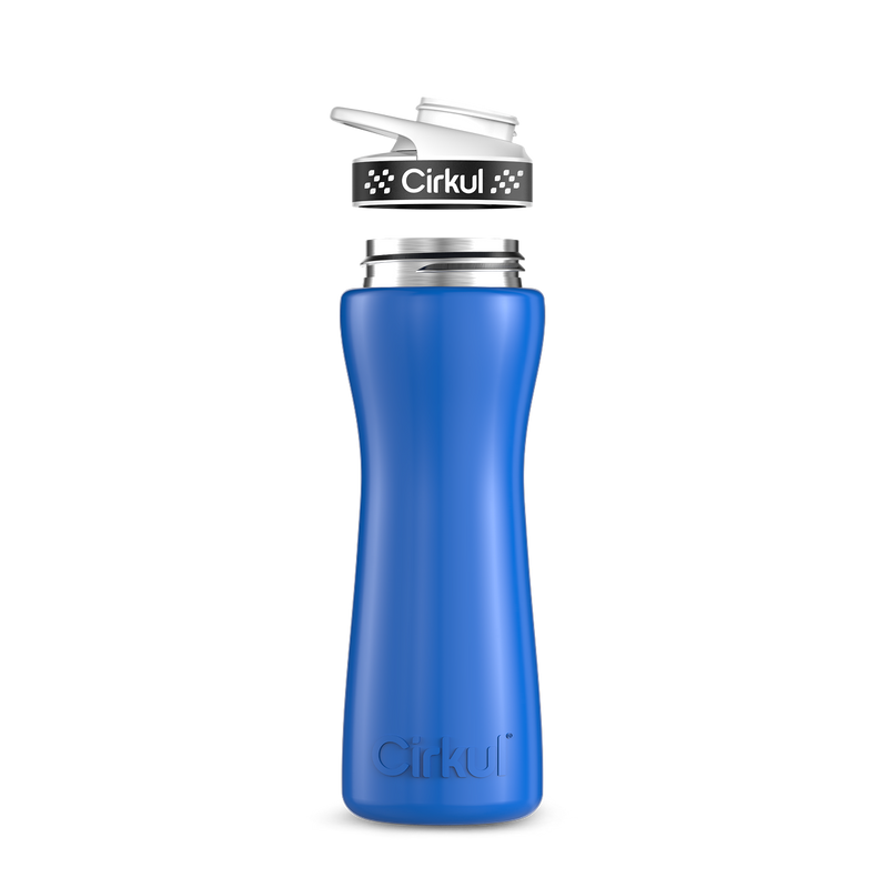 22oz. Stainless Steel Bottle & Comfort Grip Lid (L355)