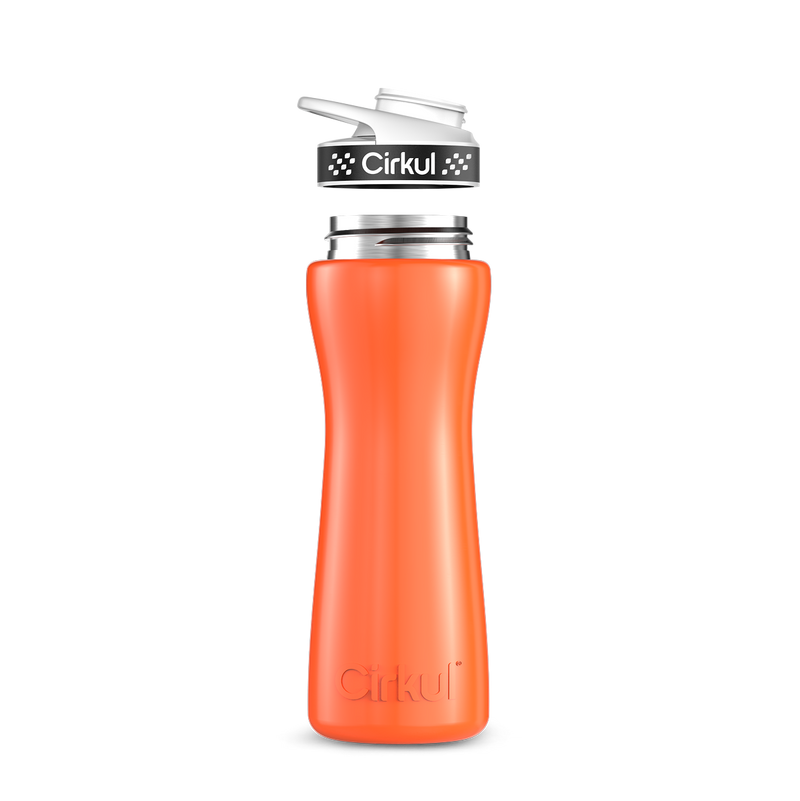 22oz. Stainless Steel Bottle & Comfort Grip Lid (L355)