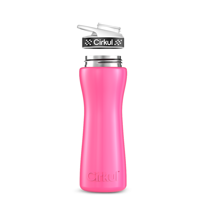22oz. Stainless Steel Bottle & Comfort Grip Lid (L355)