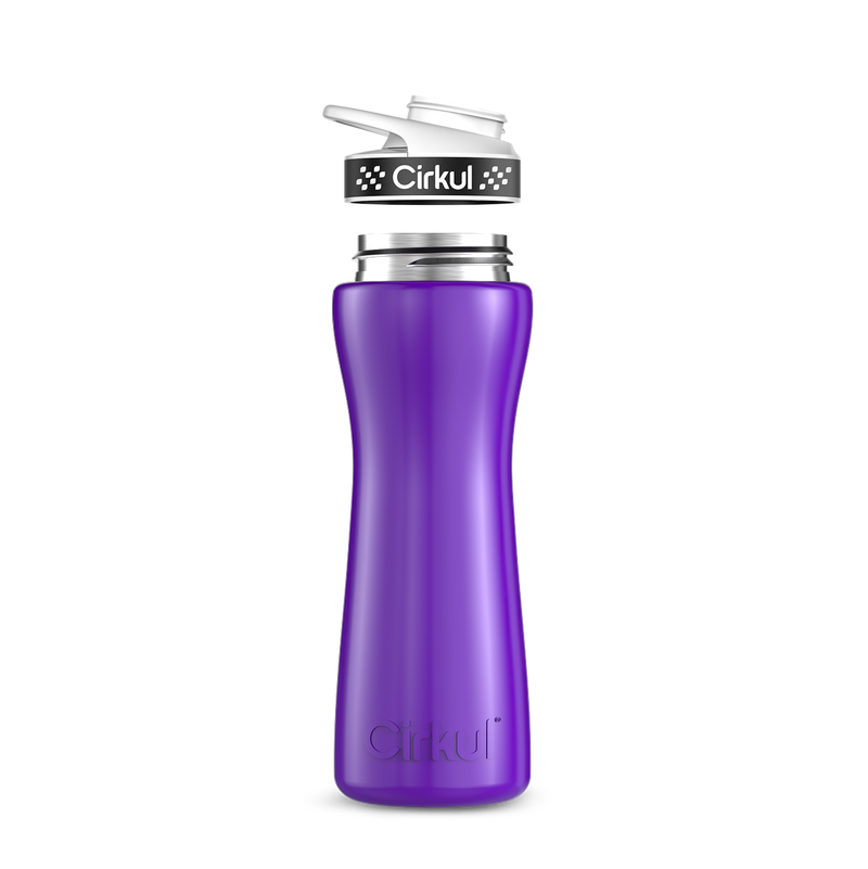 22oz. Stainless Steel Bottle & Comfort Grip Lid (L355)