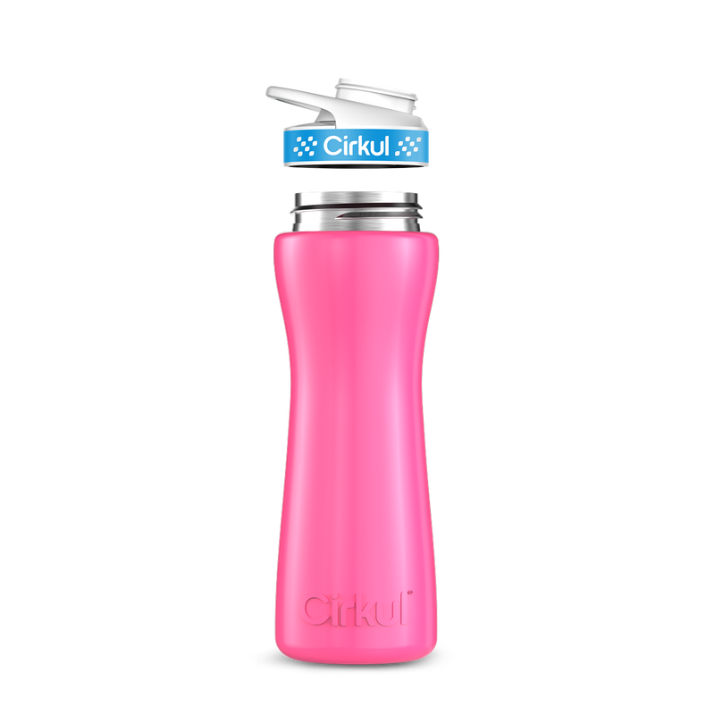 22oz. Stainless Steel Bottle & Comfort Grip Lid (L355)