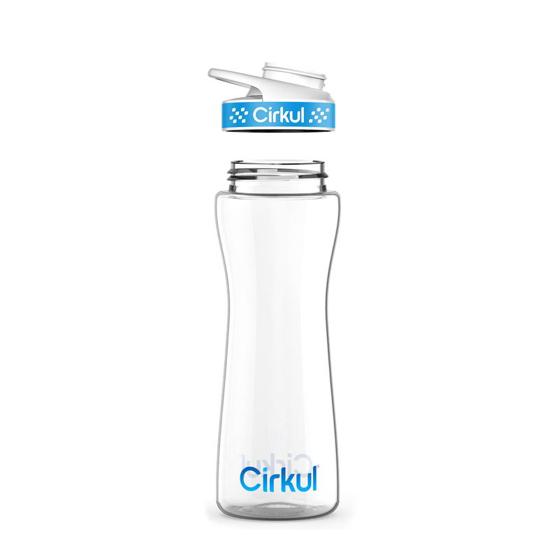 22oz. Plastic Bottle & Comfort Grip Lid (9SDV)