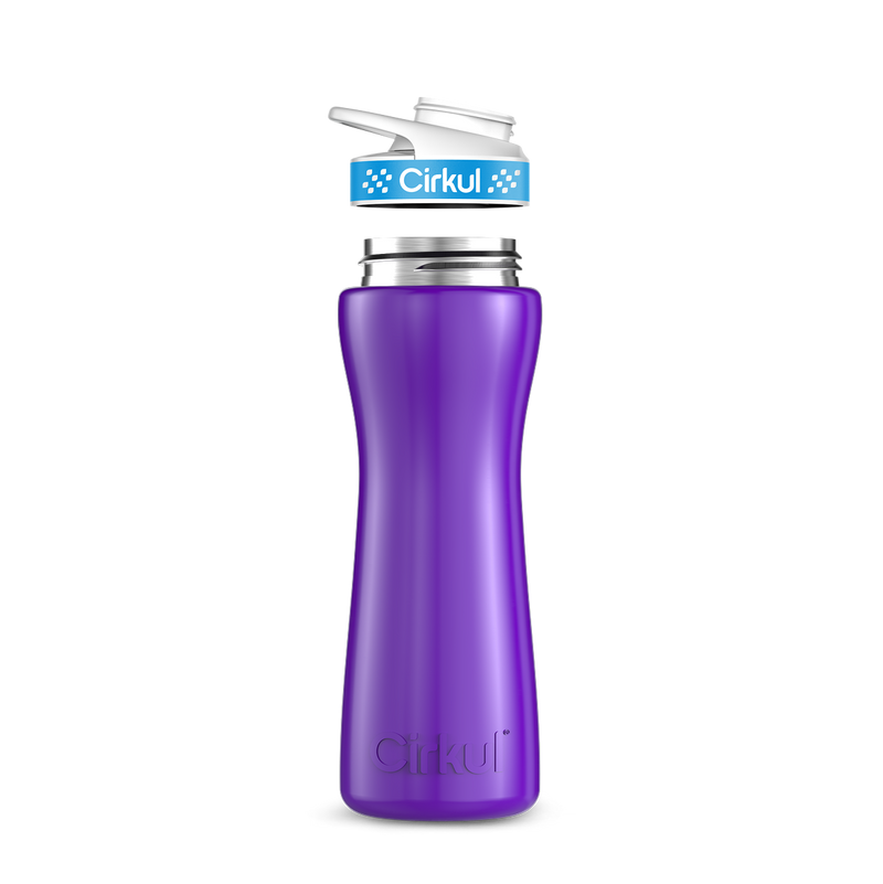 22oz. Stainless Steel Bottle & Comfort Grip Lid (L355)