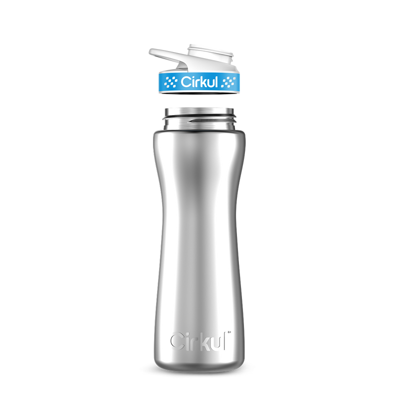 22oz. Stainless Steel Bottle & Comfort Grip Lid (L355)