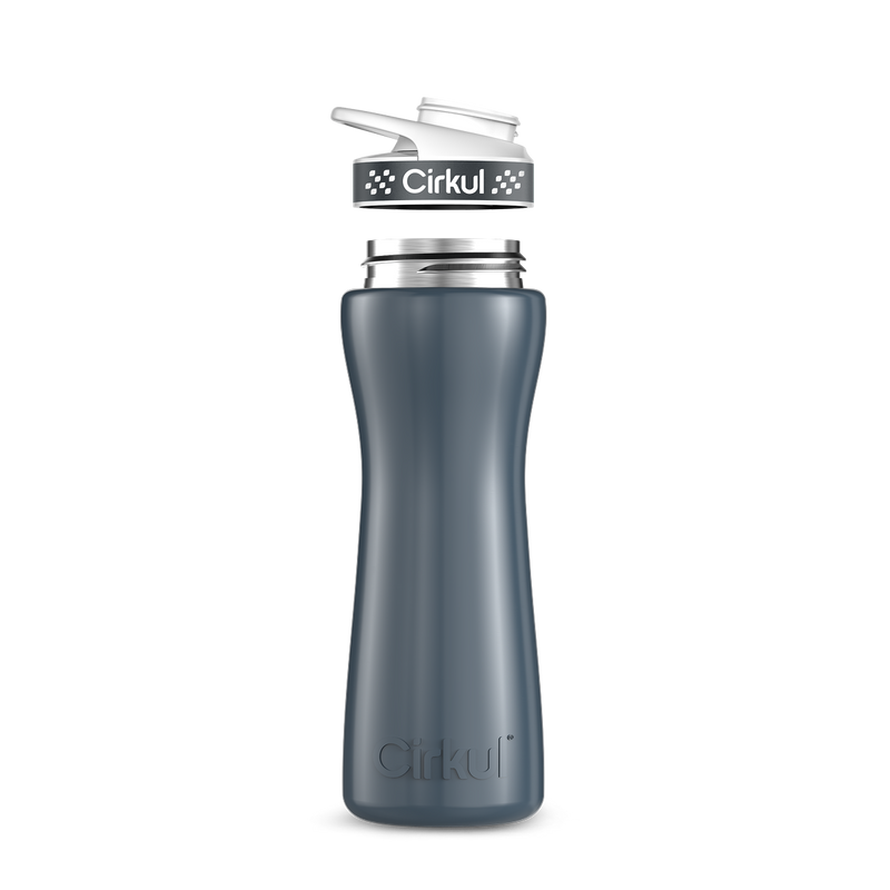 22oz. Stainless Steel Bottle & Comfort Grip Lid (L355)