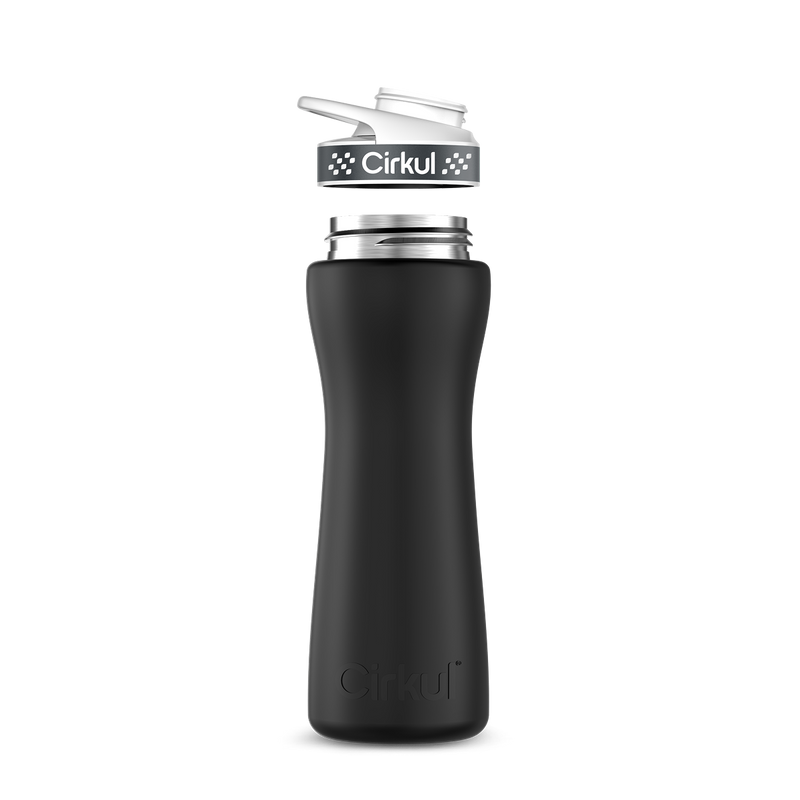 22oz. Stainless Steel Bottle & Comfort Grip Lid (L355)