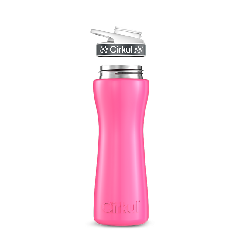 22oz. Stainless Steel Bottle & Comfort Grip Lid (L355)
