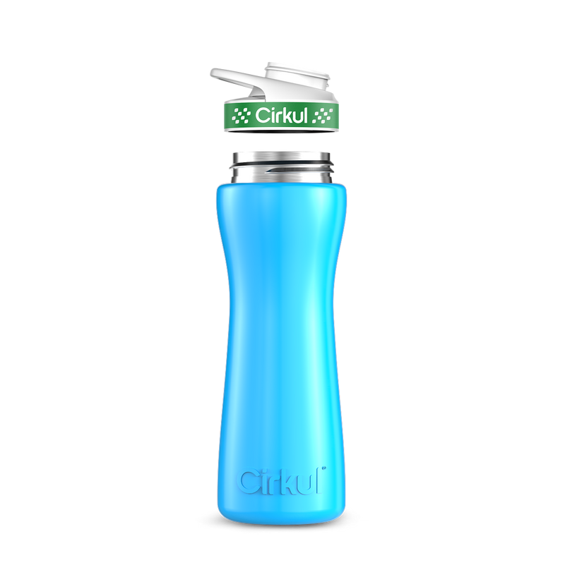 22oz. Stainless Steel Bottle & Comfort Grip Lid (L355)