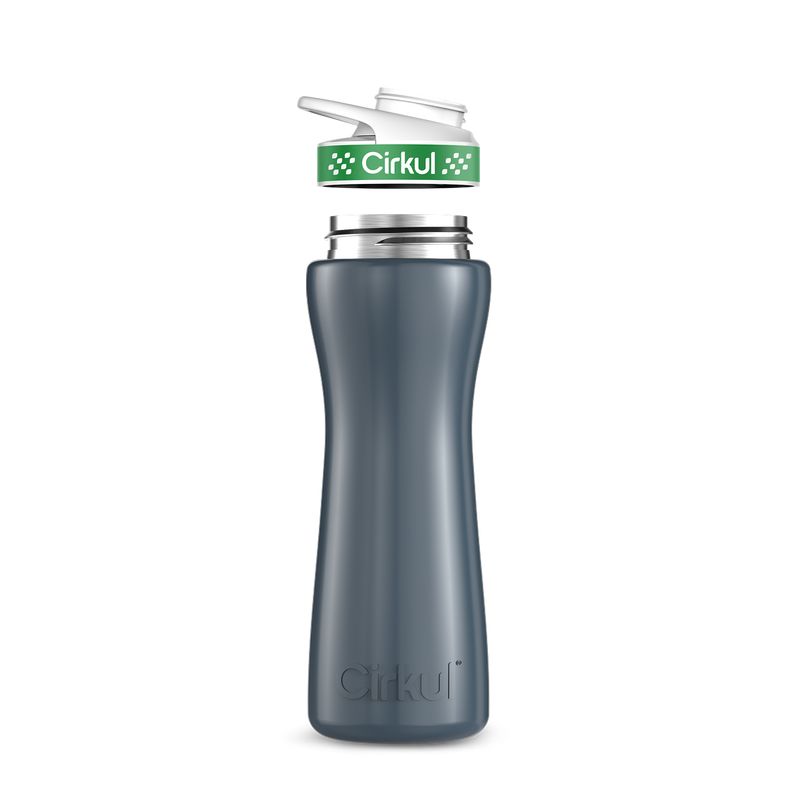 22oz. Stainless Steel Bottle & Comfort Grip Lid (L355)