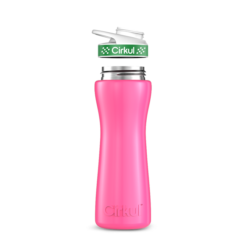 22oz. Stainless Steel Bottle & Comfort Grip Lid (L355)