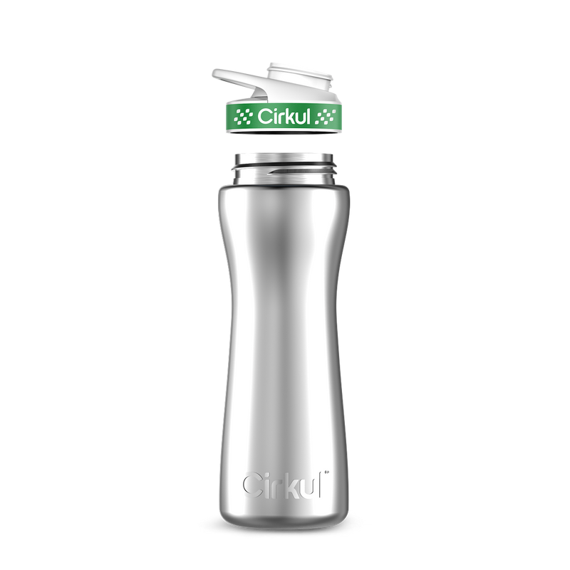 22oz. Stainless Steel Bottle & Comfort Grip Lid (L355)