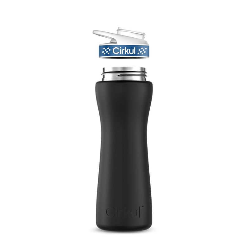22oz. Stainless Steel Bottle & Comfort Grip Lid (L355)