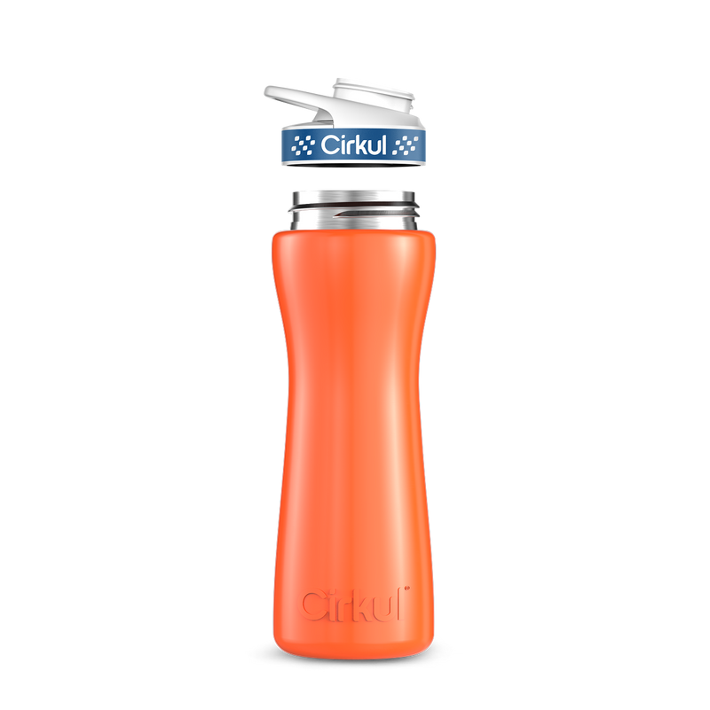 22oz. Stainless Steel Bottle & Comfort Grip Lid (L355)