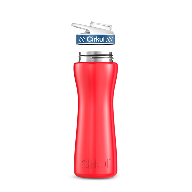 22oz. Stainless Steel Bottle & Comfort Grip Lid (L355)