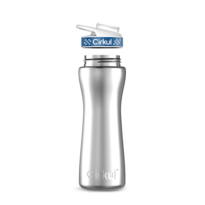 22oz. Stainless Steel Bottle & Comfort Grip Lid (L355)