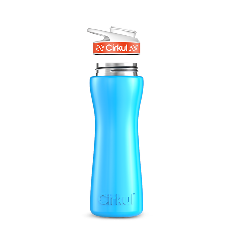 22oz. Stainless Steel Bottle & Comfort Grip Lid (L355)