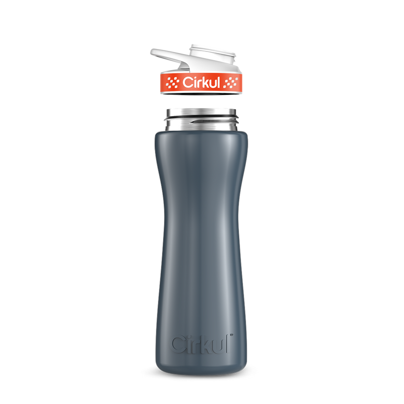 22oz. Stainless Steel Bottle & Comfort Grip Lid (L355)