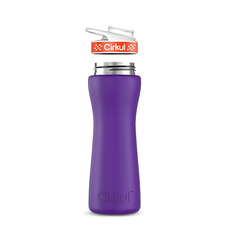 22oz. Stainless Steel Bottle & Comfort Grip Lid (L355)