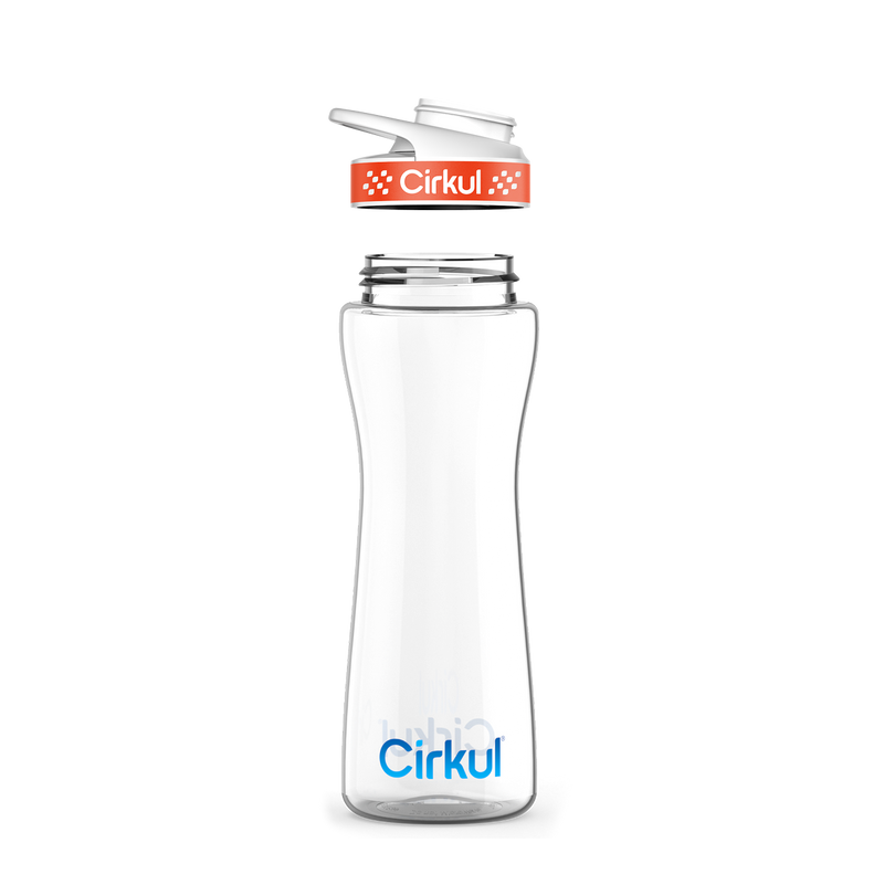 22oz. Plastic Bottle & Comfort Grip Lid (9SDV)