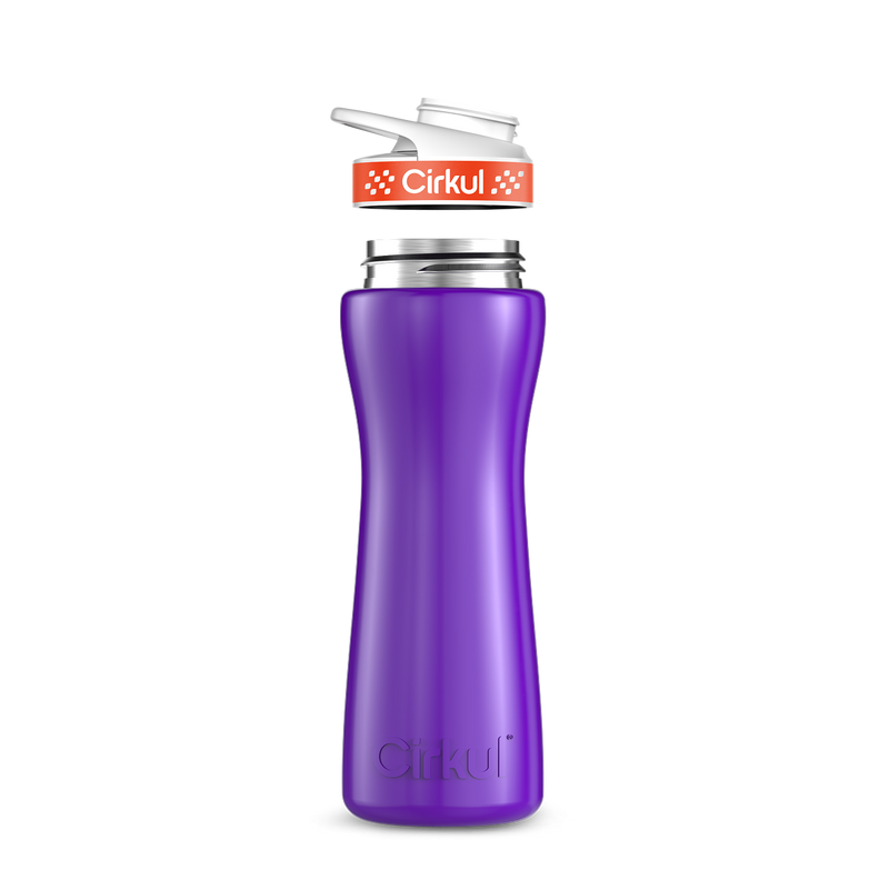 22oz. Stainless Steel Bottle & Comfort Grip Lid (L355)