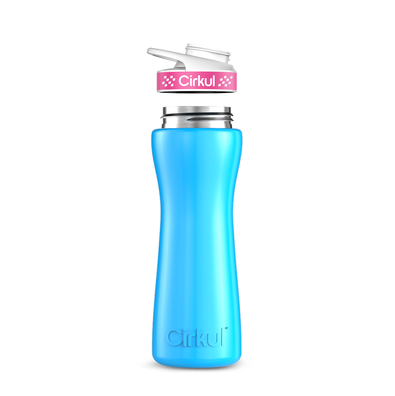 22oz. Stainless Steel Bottle & Comfort Grip Lid (L355)