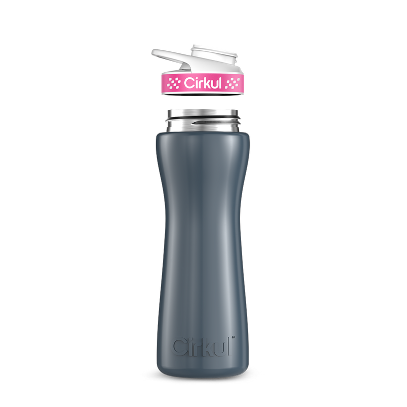 22oz. Stainless Steel Bottle & Comfort Grip Lid (L355)