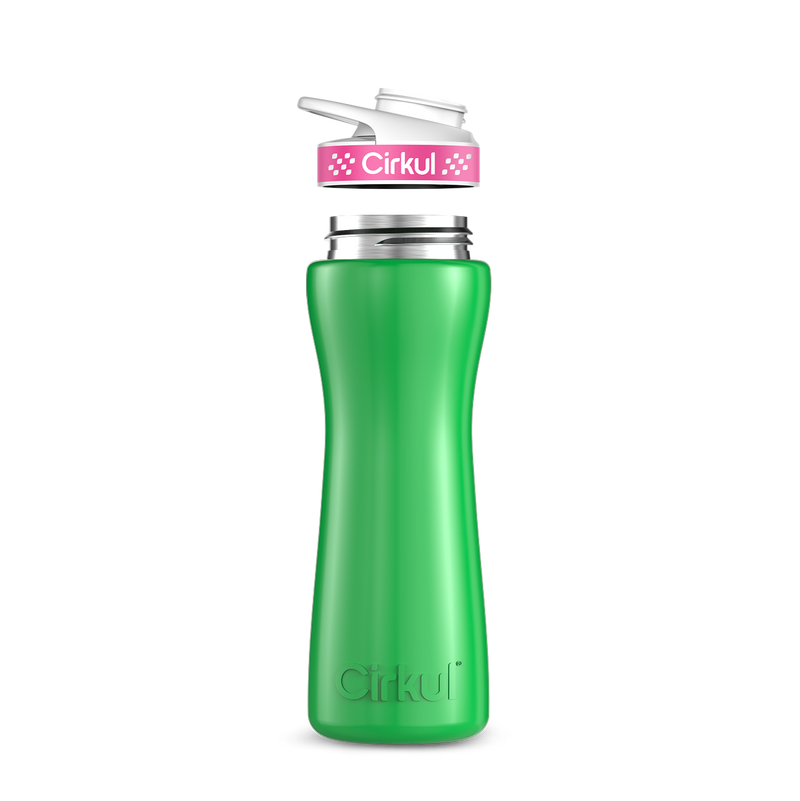 22oz. Stainless Steel Bottle & Comfort Grip Lid (L355)