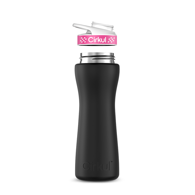 22oz. Stainless Steel Bottle & Comfort Grip Lid (L355)
