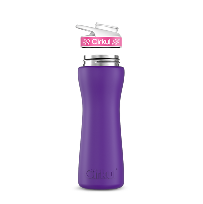 22oz. Stainless Steel Bottle & Comfort Grip Lid (L355)