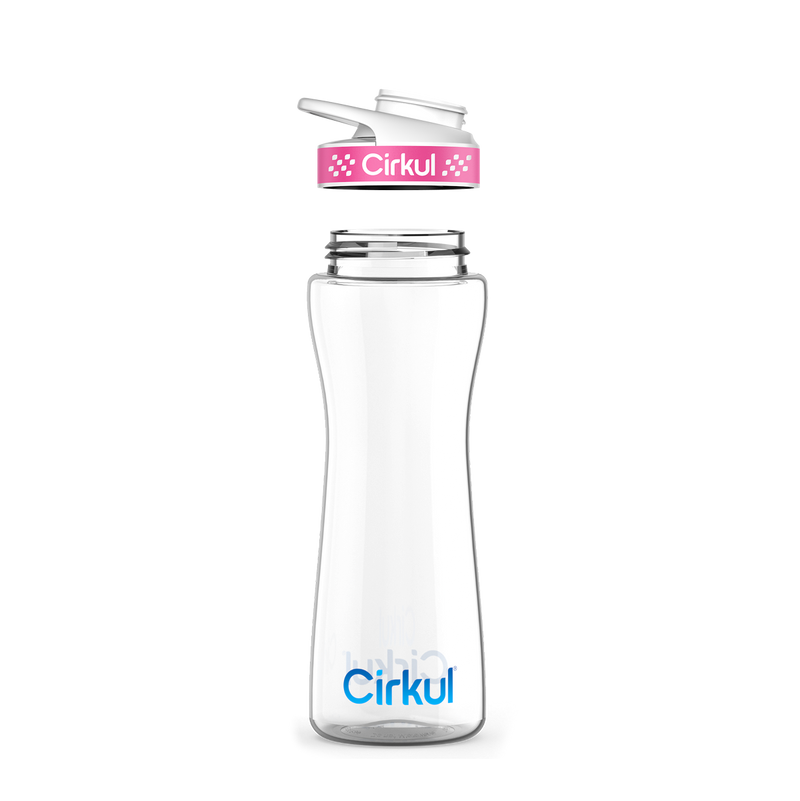 22oz. Plastic Bottle & Comfort Grip Lid (9SDV)
