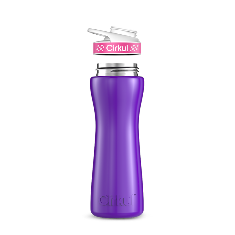 22oz. Stainless Steel Bottle & Comfort Grip Lid (L355)