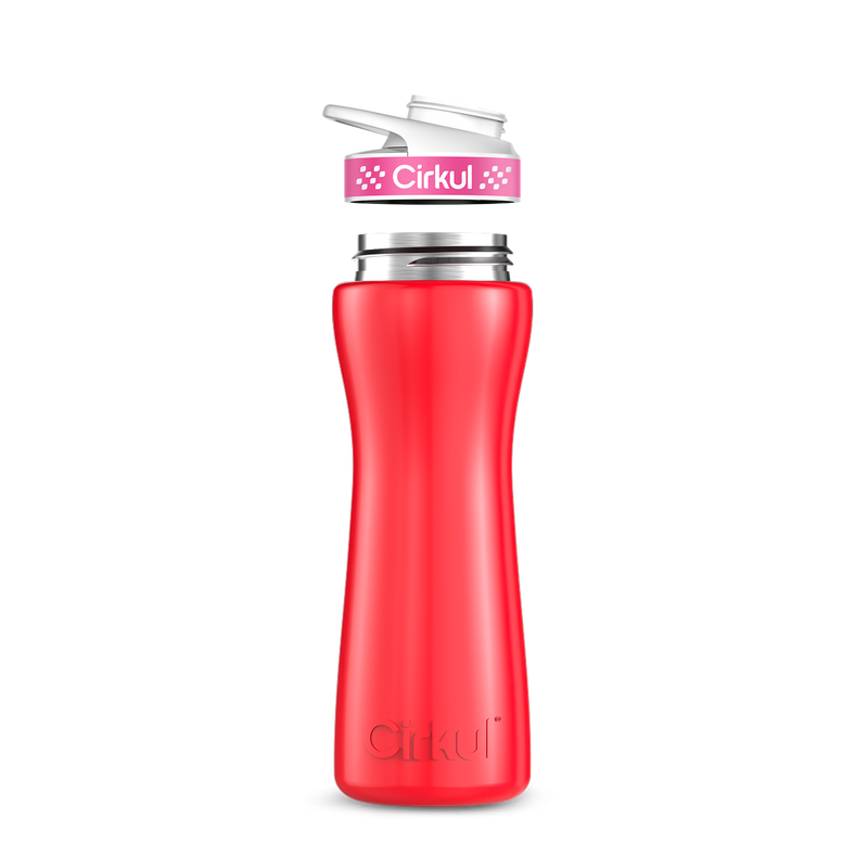 22oz. Stainless Steel Bottle & Comfort Grip Lid (L355)
