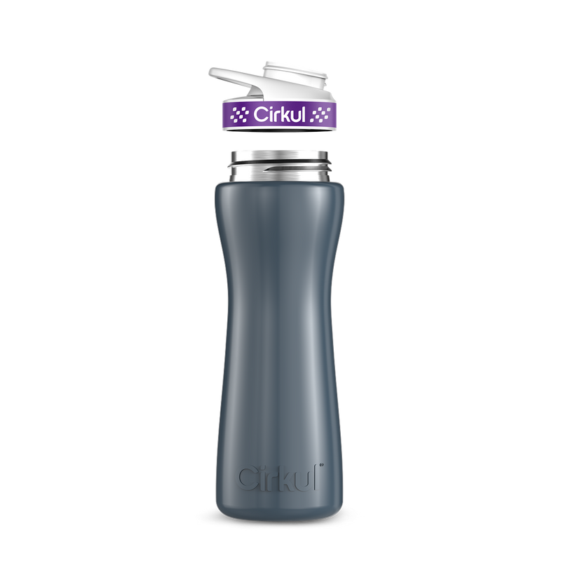 22oz. Stainless Steel Bottle & Comfort Grip Lid (L355)
