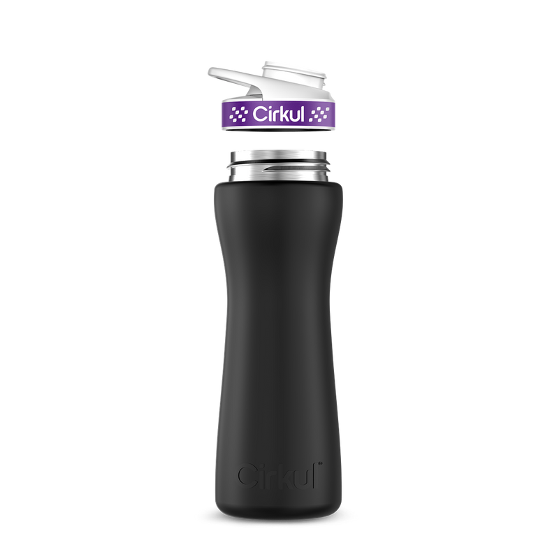 22oz. Stainless Steel Bottle & Comfort Grip Lid (L355)