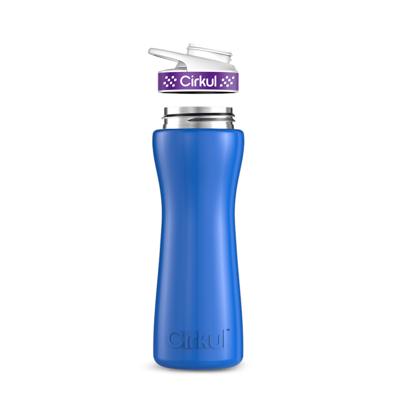 22oz. Stainless Steel Bottle & Comfort Grip Lid (L355)