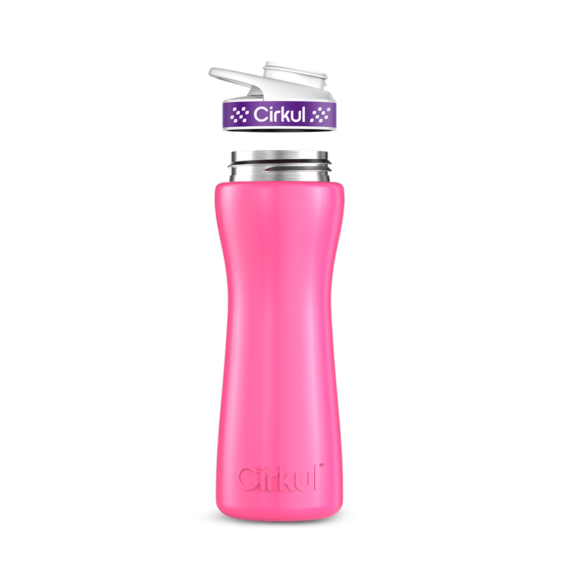 22oz. Stainless Steel Bottle & Comfort Grip Lid (L355)