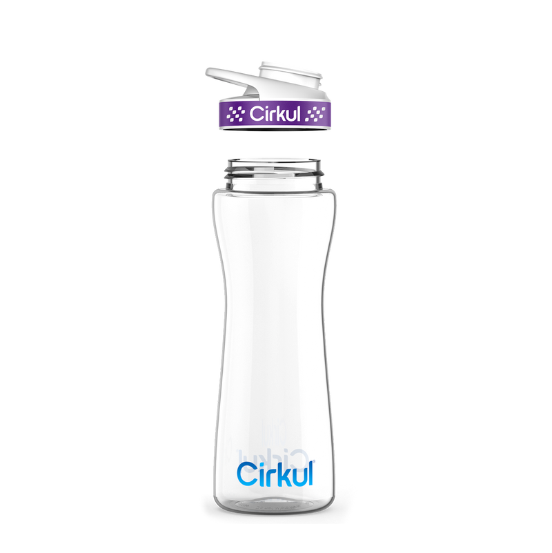 22oz. Plastic Bottle & Comfort Grip Lid (9SDV)