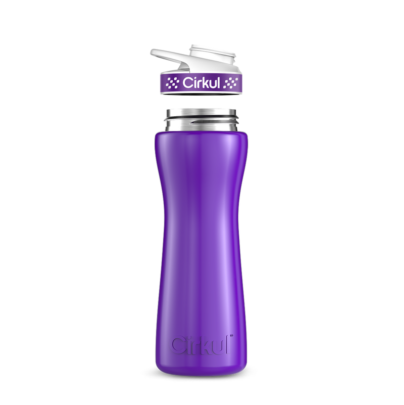 22oz. Stainless Steel Bottle & Comfort Grip Lid (L355)