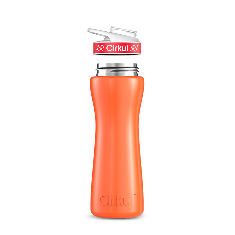 22oz. Stainless Steel Bottle & Comfort Grip Lid (L355)
