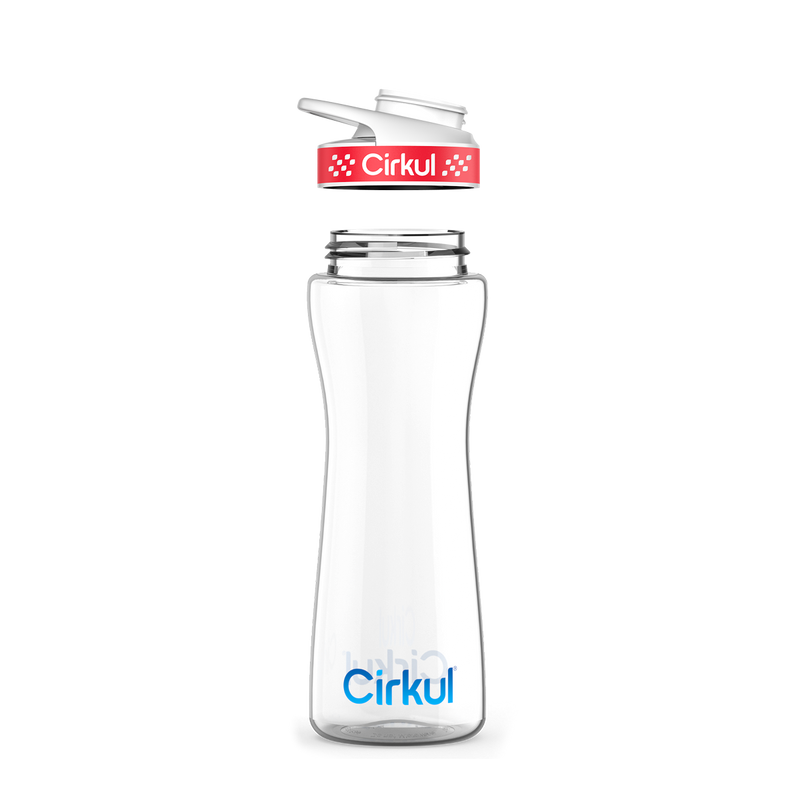 22oz. Plastic Bottle & Comfort Grip Lid (9SDV)