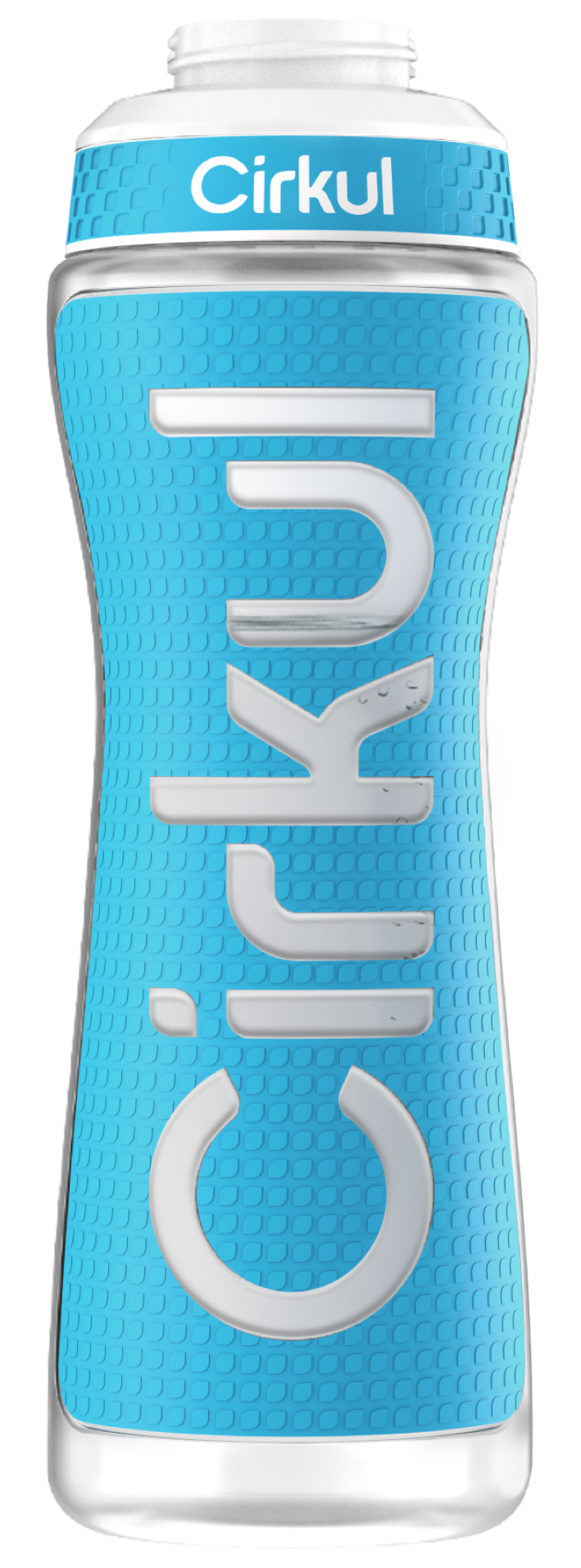 22oz. Grip Squeeze Plastic Bottle & Sport Lid (Y4PF)