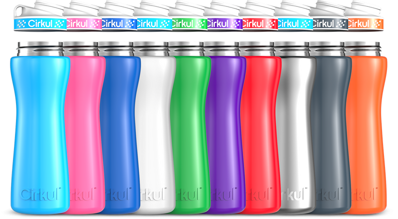 Custom 22oz. Stainless Steel Bottle & Comfort Grip Lid (UGC8)