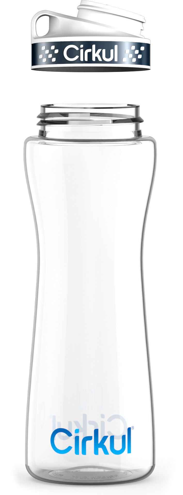 Custom 22oz. Plastic Bottle & Comfort Grip Lid (WKD9)