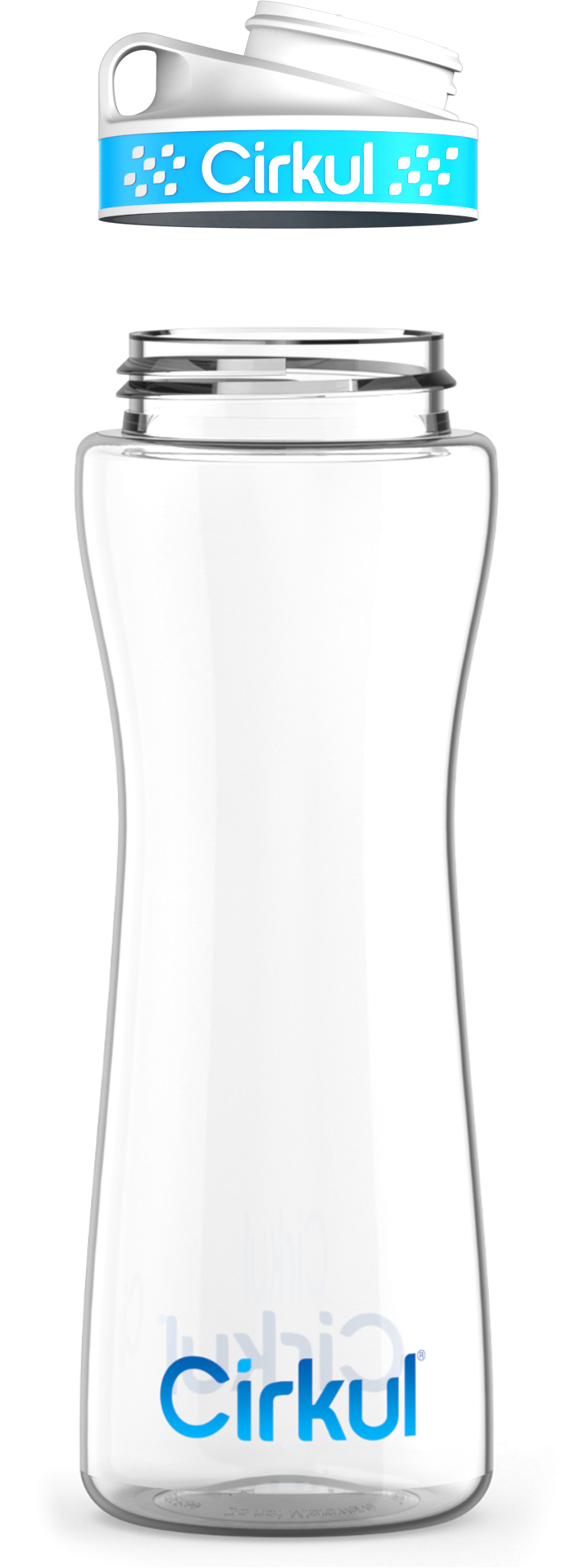 Custom 22oz. Plastic Bottle & Comfort Grip Lid (WKD9)
