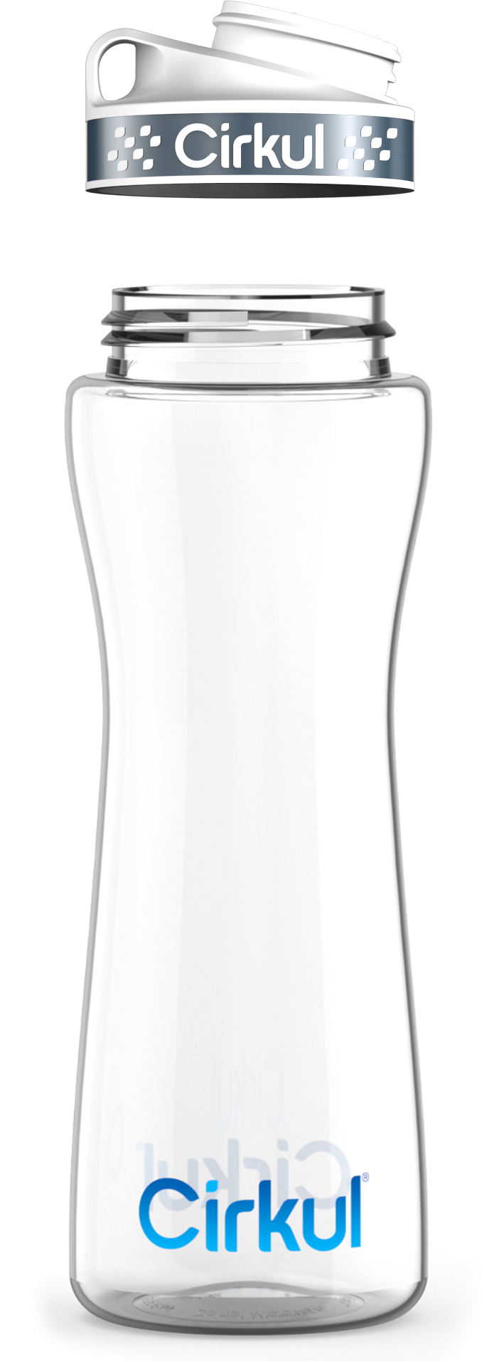 Custom 22oz. Plastic Bottle & Comfort Grip Lid (WKD9)